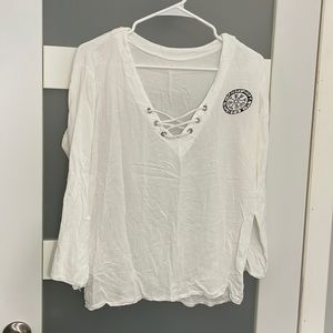 Vintage Inspired Men's 1970's Small White Gauze